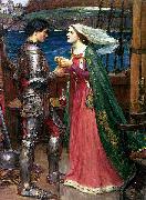 John William Waterhouse Tristan and Isolde with the Potion china oil painting artist